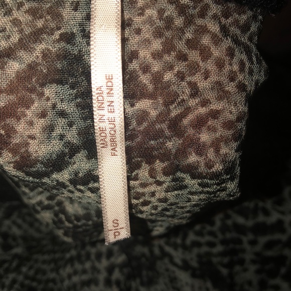 Free People Snakeskin Print Sheer Jacket - Picture 5 of 5